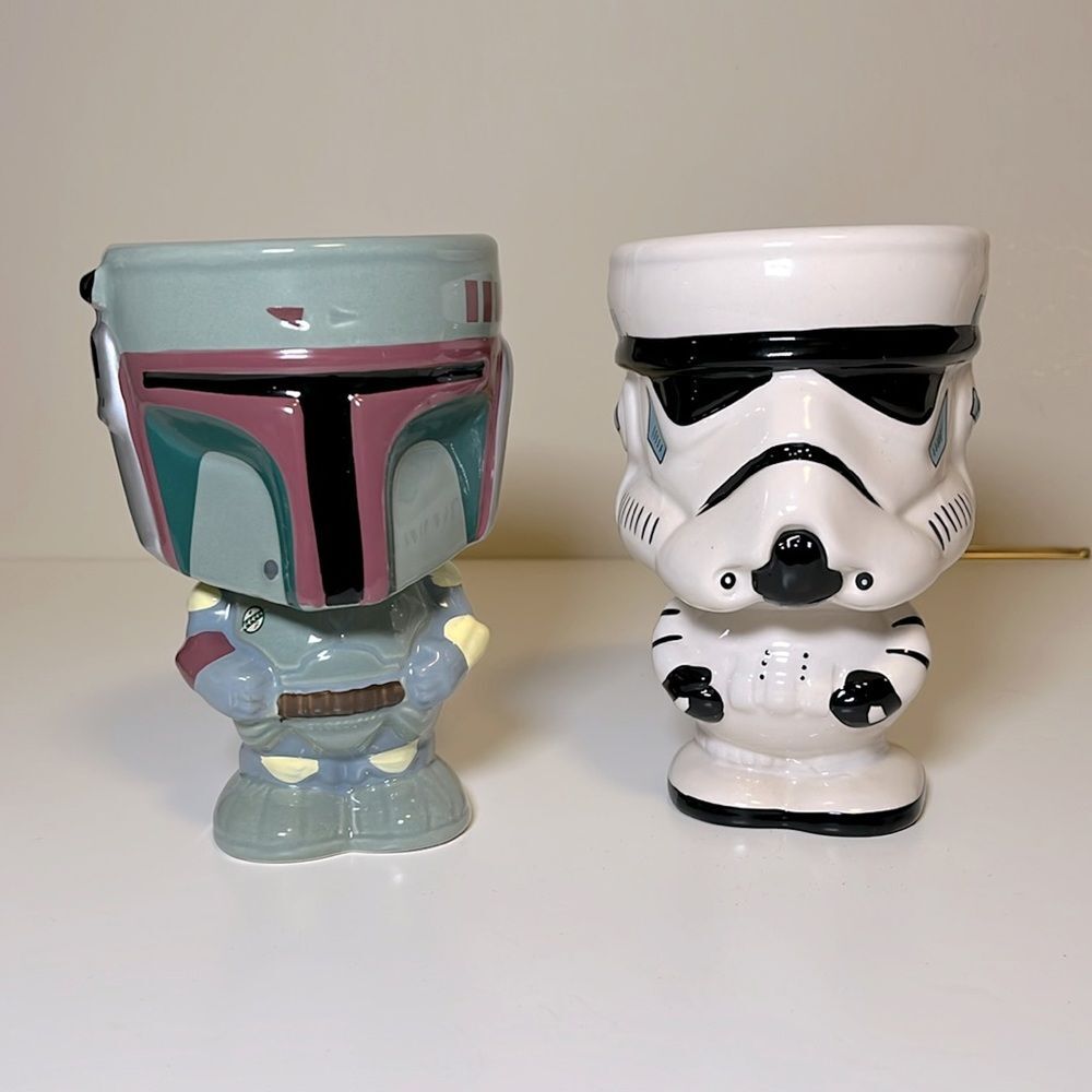Star Wars Galerie Clone Tropper & Boba Fett Goblets or Desk Accessories